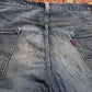 Levi's W40 L34 Straight Leg Loose Fit Blue Denim Jeans
