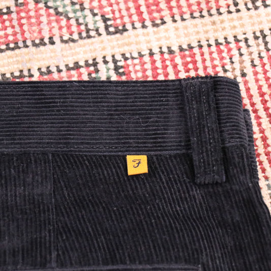 Unbranded W34 L28 Straight Leg Blue Corduroy Trousers