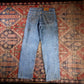 Levi's 550 Orange Tab W30 L32 Tapered Leg Relaxed Fit Blue Denim Jeans