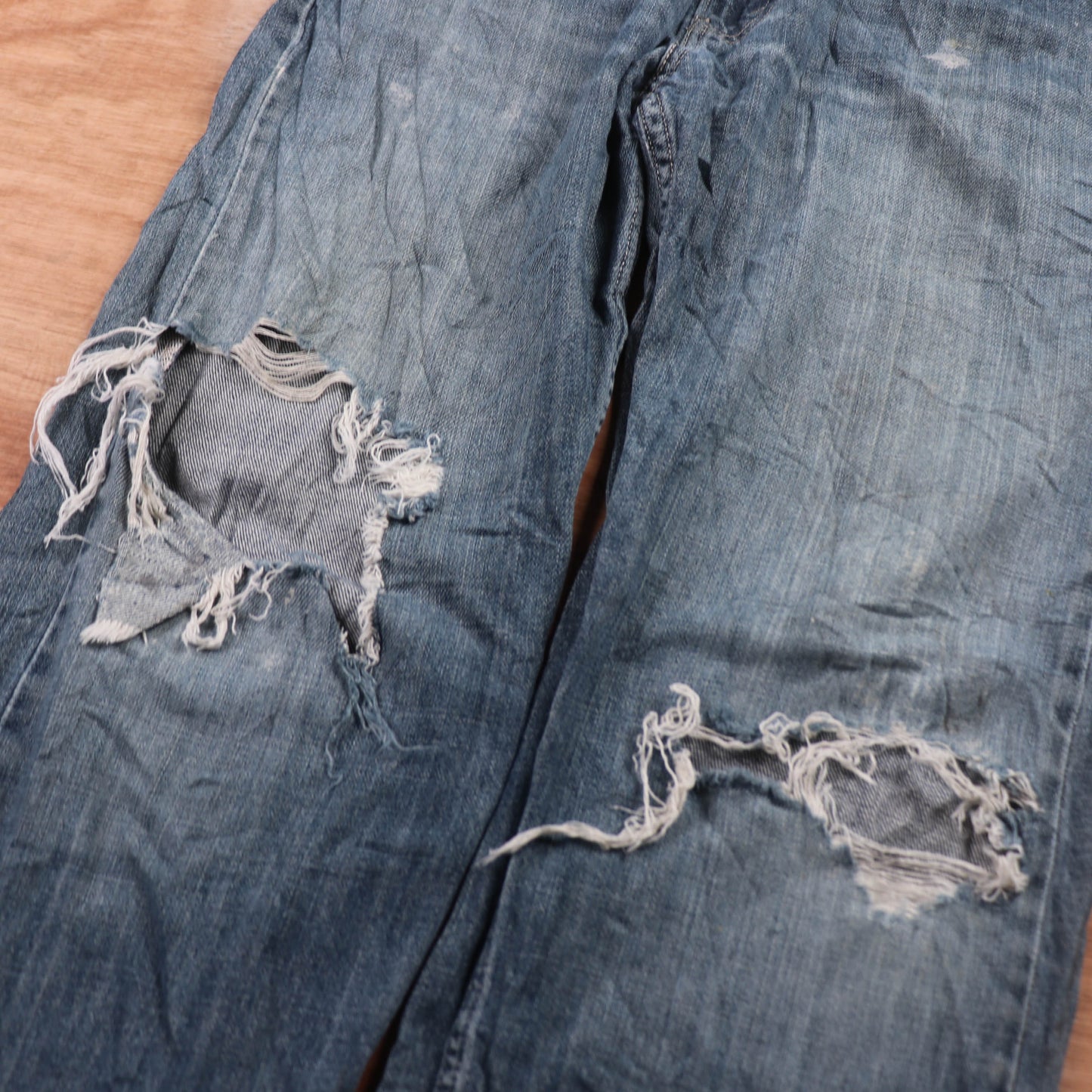 Levi's 505 Red Tab W34 L30 Straight Leg Regular Fit Blue Denim Jeans