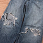 Levi's 505 Red Tab W34 L30 Straight Leg Regular Fit Blue Denim Jeans