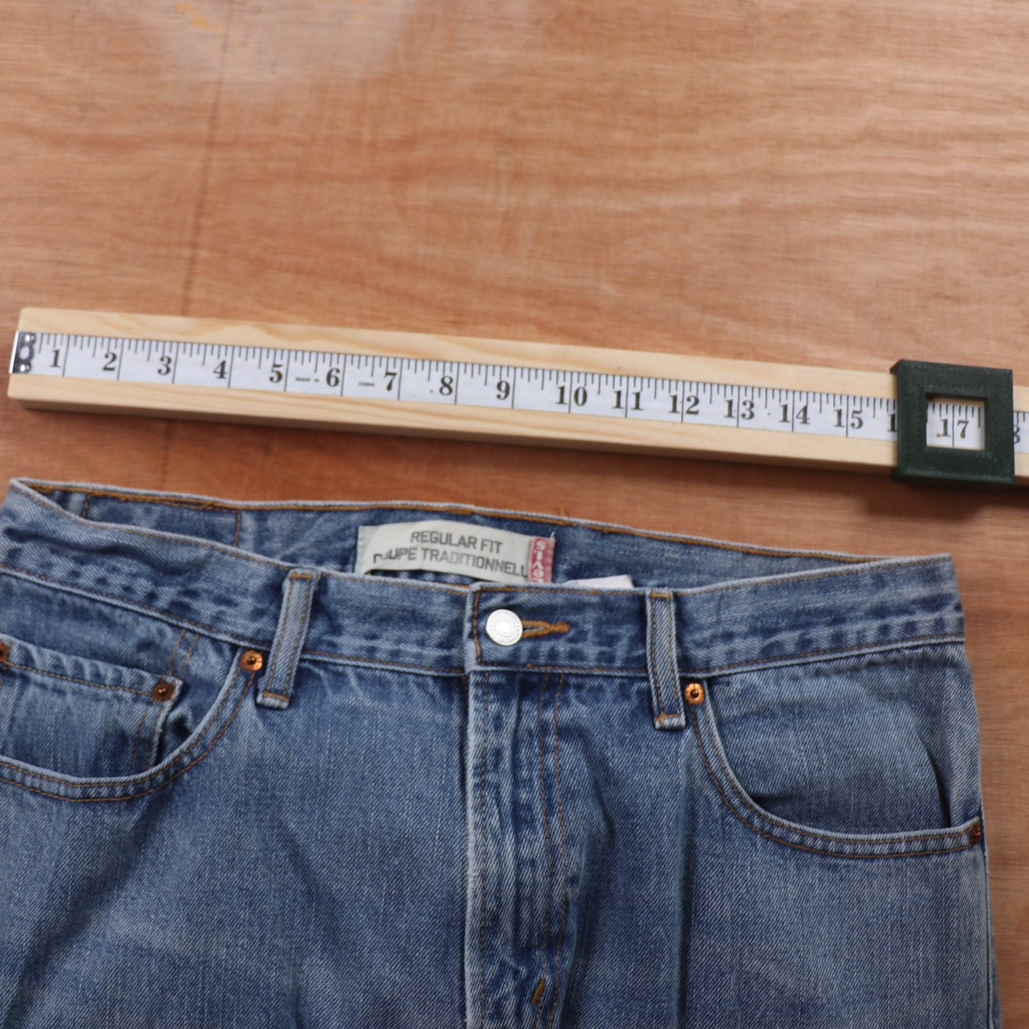 Levi's 501 Red Tab W34 L31 Original Fit Blue Denim Jeans
