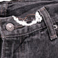 Levi's 505 W38 L33 Straight Leg Regular Fit Black Denim Jeans