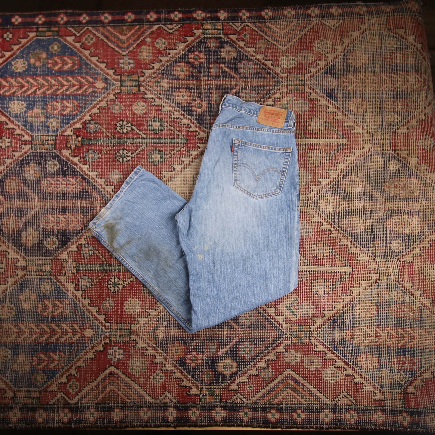 Levi's 559 W34 L29 Straight Leg Relaxed Fit Blue Denim Jeans