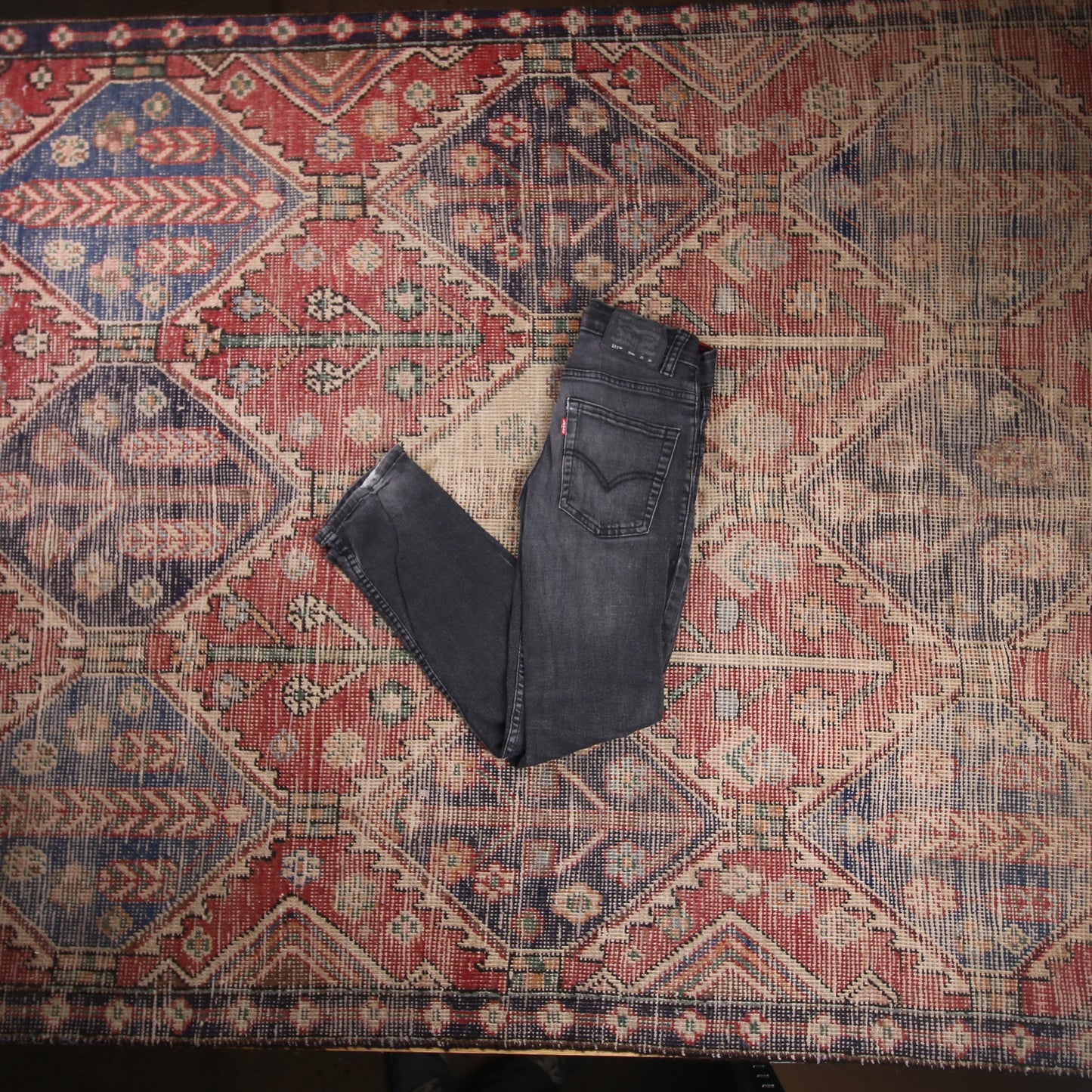 Levi's 511 W24 L24 Slim Fit Black Denim Jeans