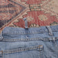 Wrangler W32 L32 Straight Leg Relaxed Fit Blue Denim Jeans