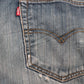 Levi's 513 Red Tab W34 L30 Straight Leg Slim Fit Blue Denim Jeans