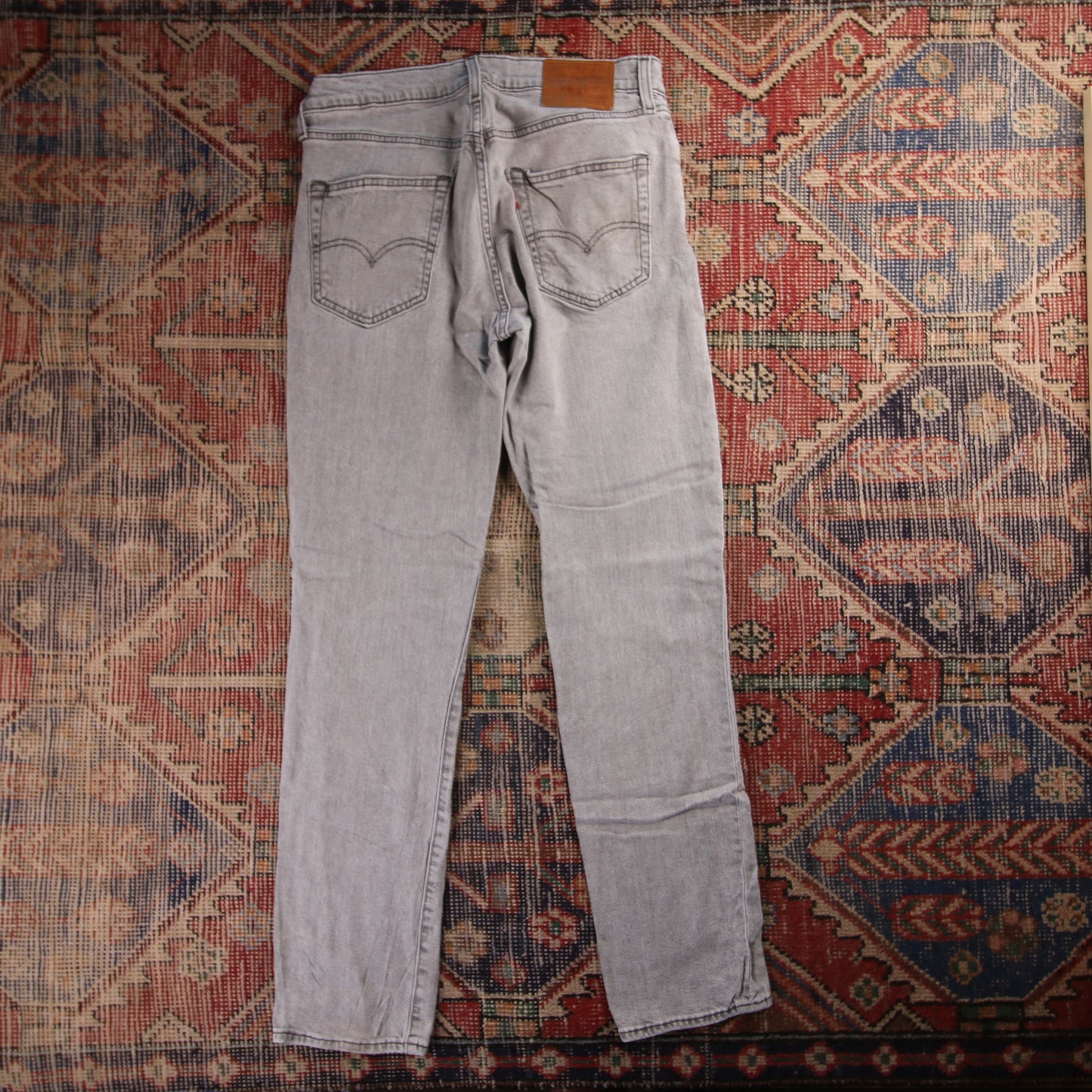 Levi's 511 Red Tab W30 L30 Slim Fit Grey Denim Jeans