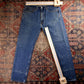 Levi's 505 Red Tab W34 L30 Straight Leg Regular Fit Blue Denim Jeans
