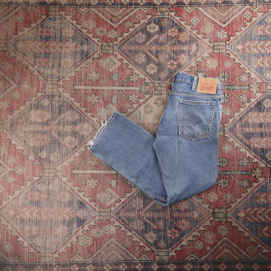 Levi's 517 W32 L29 Bootcut Slim Fit Blue Denim Jeans