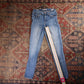 Levi's 721 Red Tab W26 L30 Skinny Classic Ripped Style Blue Denim Jeans