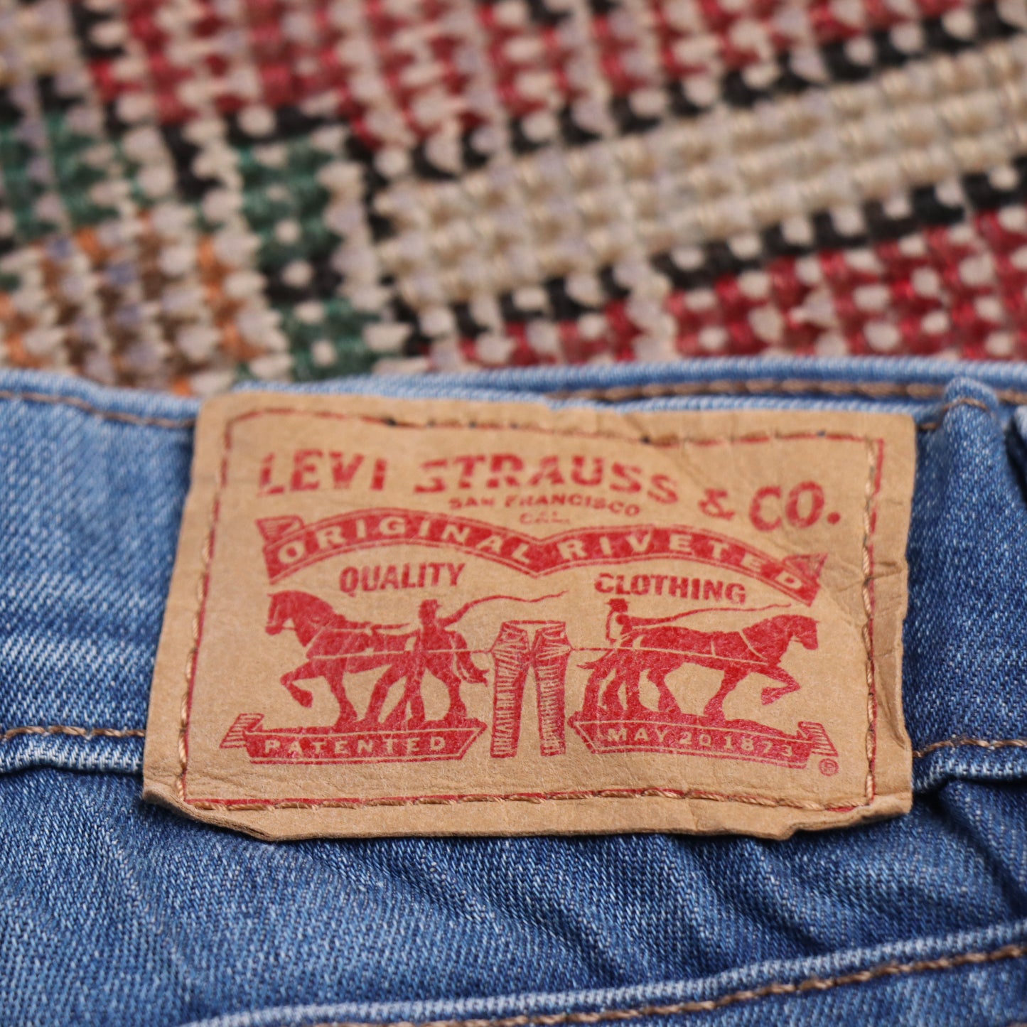 Levi's 710 W26 L26 Skinny Blue Denim Jeans