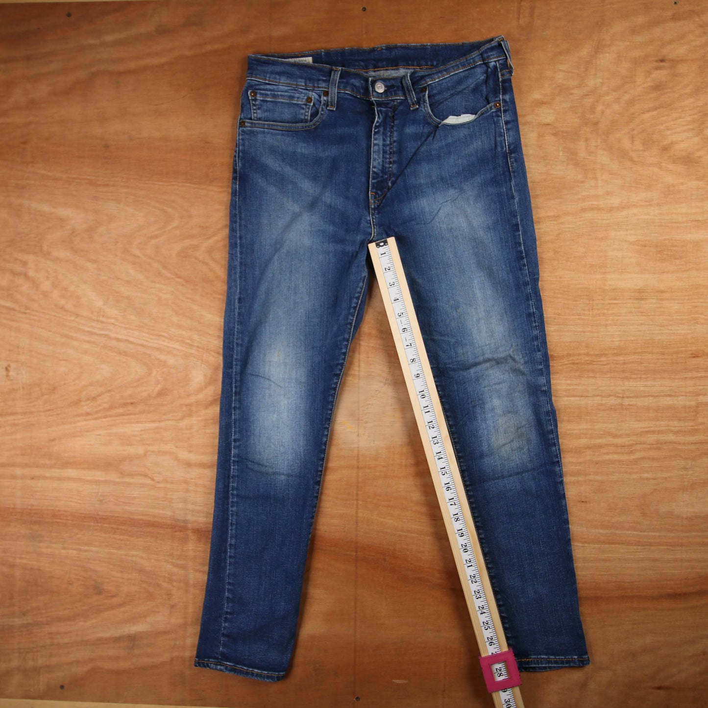 Levi's Red Tab W34 L28 Slim Blue Denim Jeans
