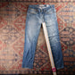 Levi's 514 Red Tab W34 L30 Straight Leg Blue Denim Jeans