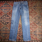 Levi's 505 W32 L33 Straight Leg Regular Fit Blue Denim Jeans