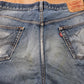 Levi's 505 Red Tab W36 L31 Straight Leg Regular Fit Blue Denim Jeans