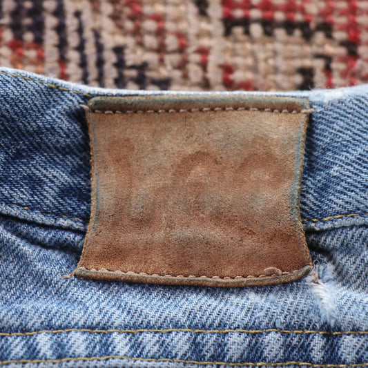 Lee Red Tab W40 L28 Relaxed Fit Blue Denim Jeans