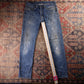 Levi's 505 Red Tab W30 L32 Straight Leg Regular Fit Blue Denim Jeans