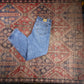 Lee W34 L30 Straight Leg Relaxed Fit Classic Ripped Style Blue Denim Jeans