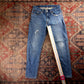 Levi's 581 Red Tab W30 L29 Skinny Blue Denim Jeans