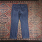 Lee W38 L29 Straight Leg Relaxed Fit Blue Denim Jeans