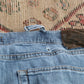 Lee W42 L28 Straight Leg Regular Fit Classic Ripped Style Blue Denim Jeans