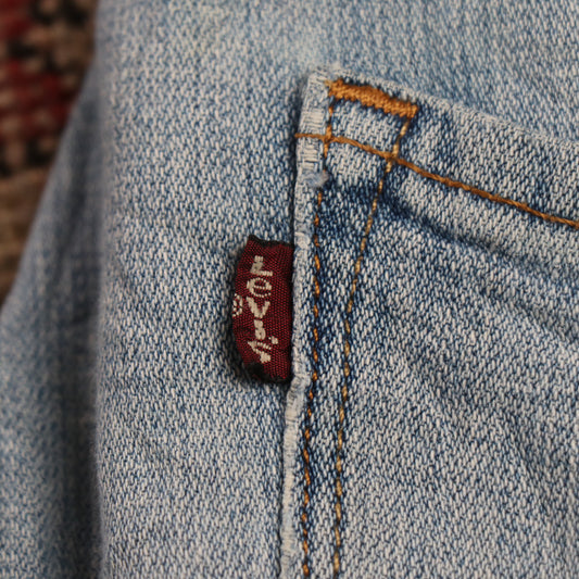 Levi's 525 W32 L32 Bootcut Slim Fit Blue Denim Jeans