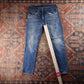 Levi's 512 Red Tab W30 L28 Tapered Leg Slim Fit Blue Denim Jeans