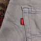Levi's 550 W34 L28 Tapered Leg Relaxed Fit Beige Denim Jeans