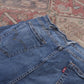 Levi's W38 L28 Straight Leg Blue Denim Jeans