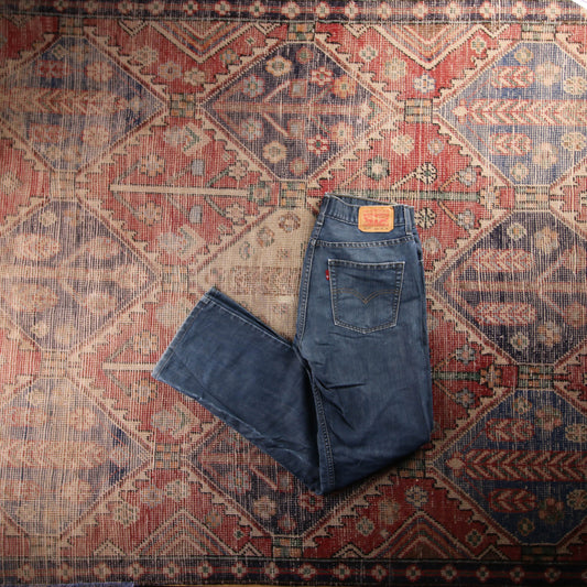 Levi's 514 Red Tab W30 L30 Straight Leg Blue Denim Jeans