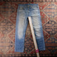 Levi's 504 Red Tab W32 L29 Straight Leg Regular Fit Blue Denim Jeans