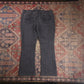 Lee W38 L27 Flared Black Denim Jeans