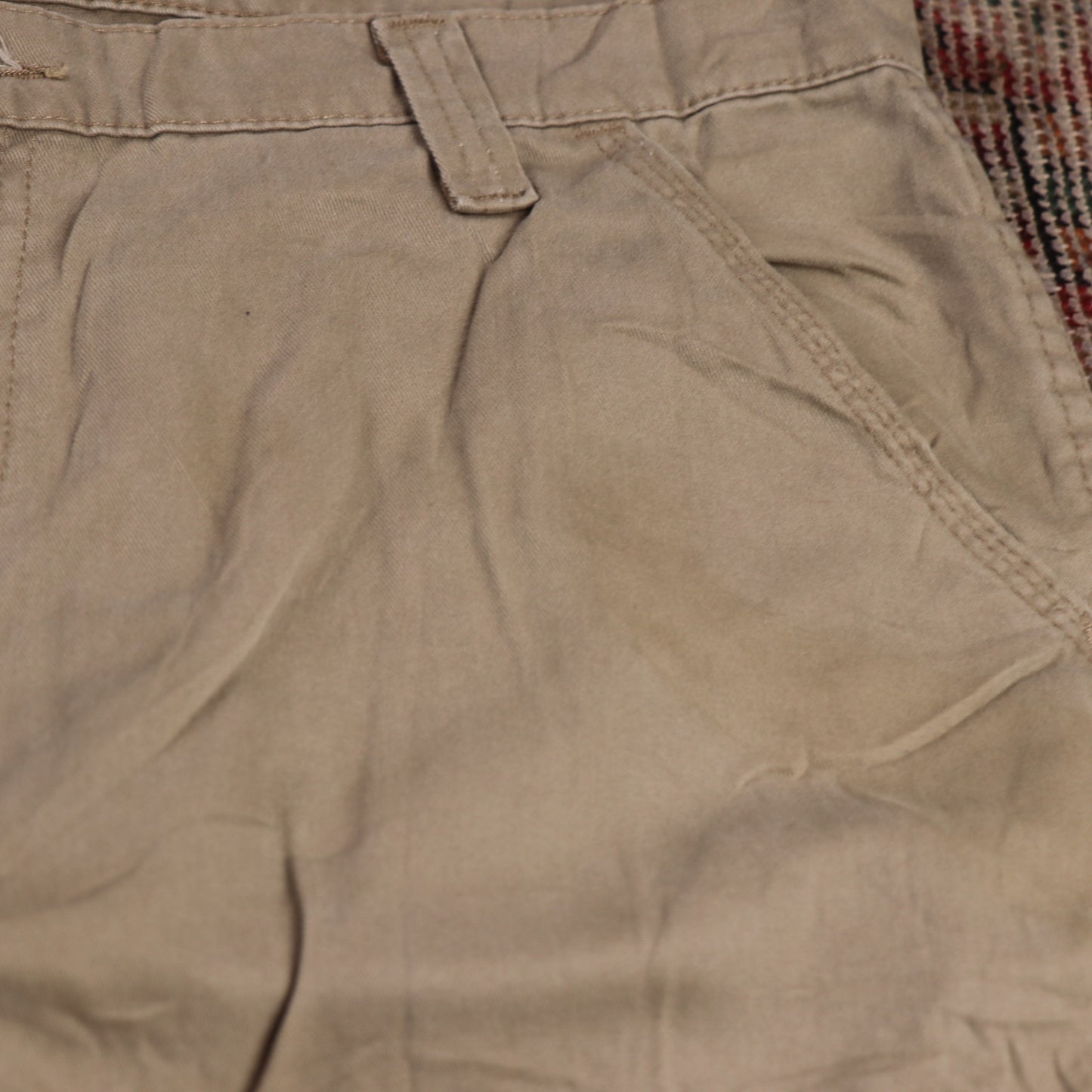 Wrangler W34 L31 Cargo Brown Cotton Blend Trousers