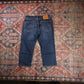 Levi's 505 W32 L20 Straight Leg Regular Fit Blue Denim Jeans
