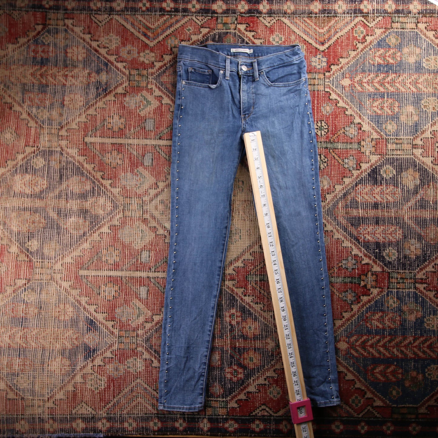Levi's 311 Red Tab W28 L30 Skinny Blue Denim Jeans