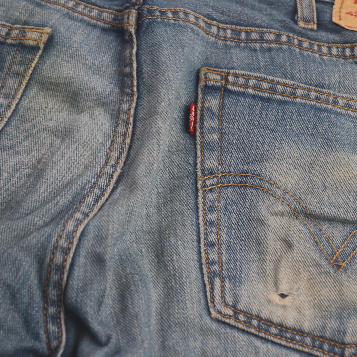 Levi's 514 W38 L30 Straight Leg Blue Denim Jeans