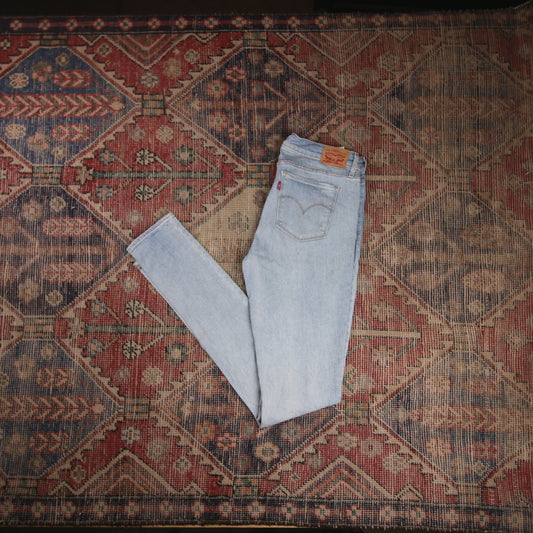 Levi's 711 W32 L35 Skinny Blue Denim Jeans