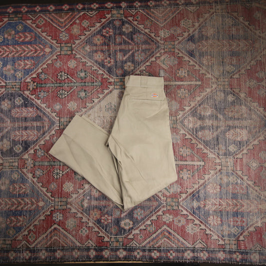 Dickies 874 W28 L29 Straight Leg Blue Cotton Blend Trousers