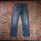 Levi's 505 W34 L30 Straight Leg Regular Fit Blue Denim Jeans