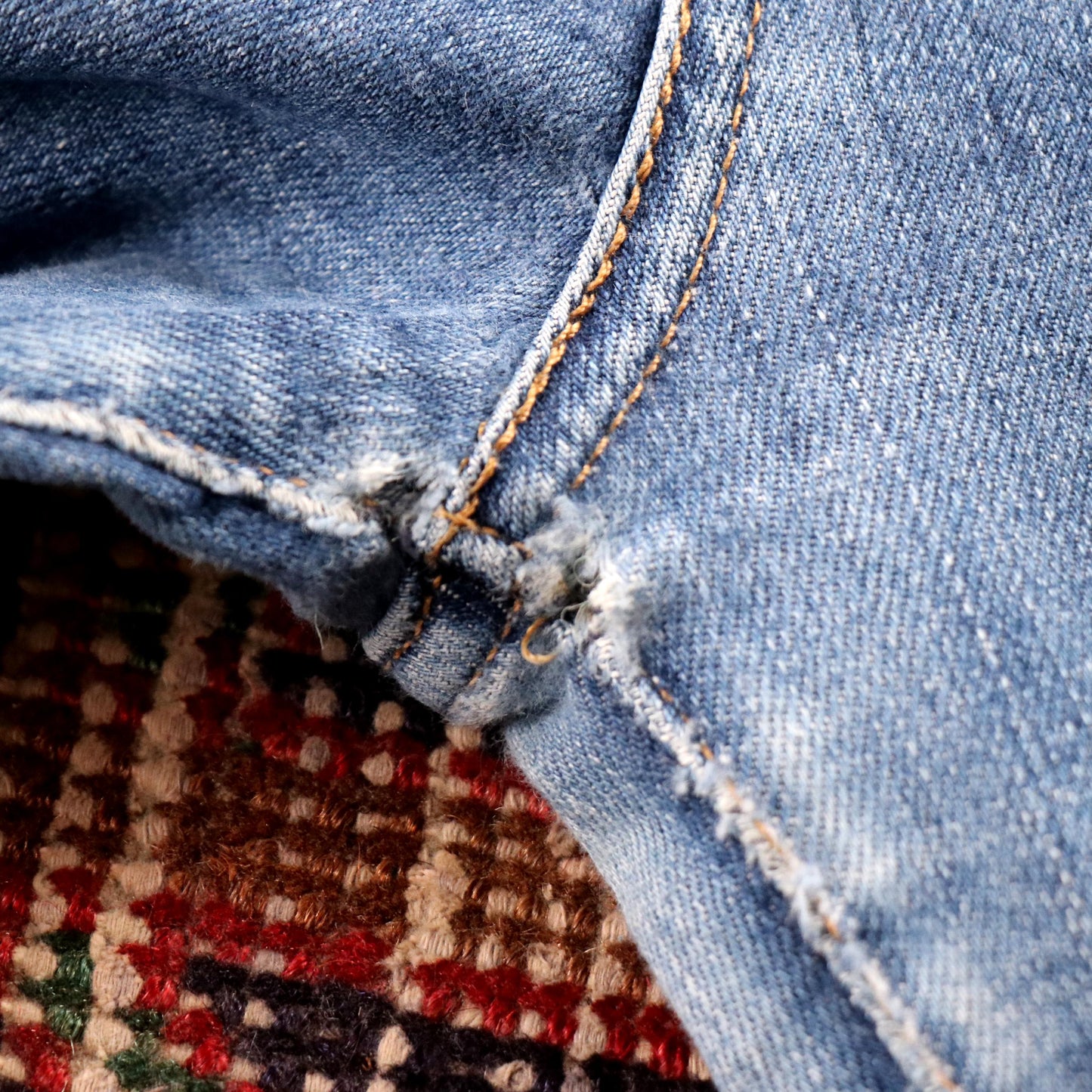 Levi's 721 Red Tab W32 L29 Skinny Blue Denim Jeans