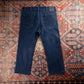 Levi's 505 Red Tab W34 L24 Straight Leg Regular Fit Blue Denim Jeans