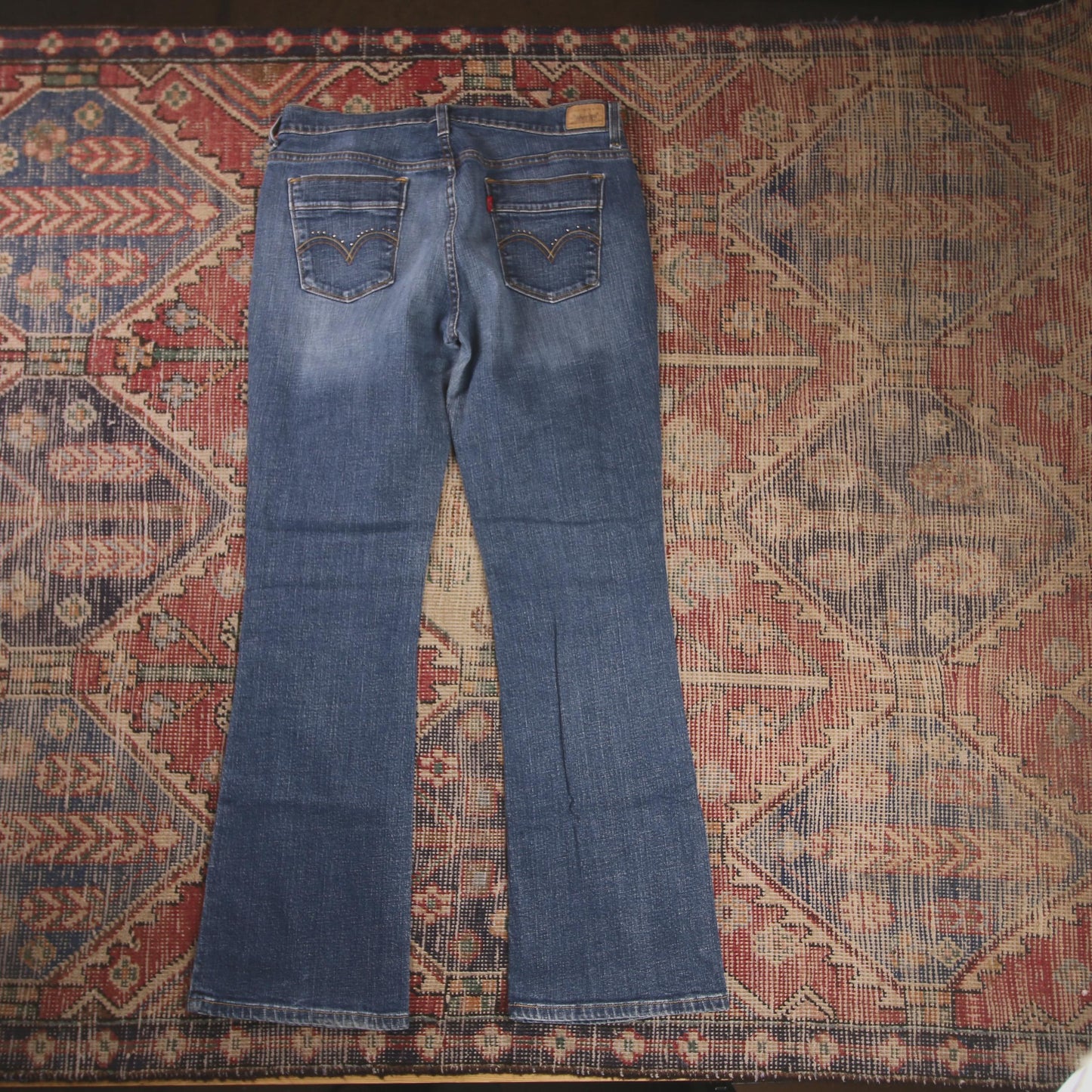 Levi's 515 W32 L31 Flared Blue Denim Jeans