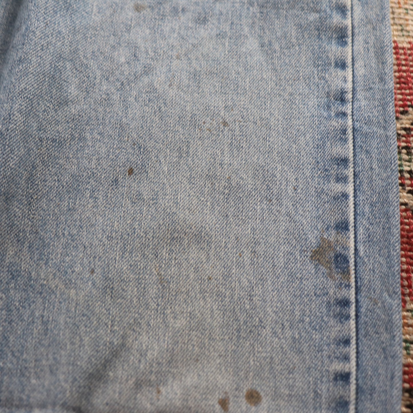 Levi's 505 W34 L33 Straight Leg Regular Fit Blue Denim Jeans