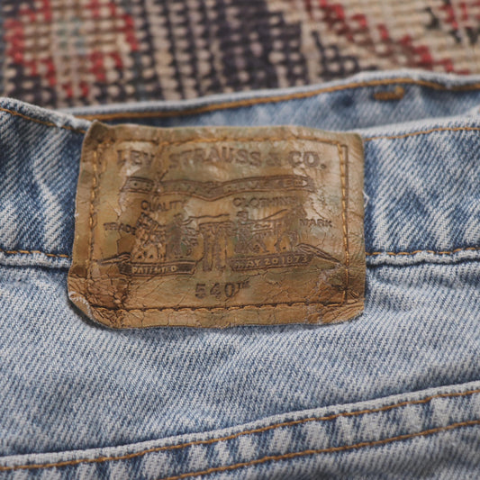 Levi's 540 W34 L33 Relaxed Fit Blue Denim Jeans