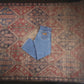 Wrangler W26 L24 Straight Leg Relaxed Fit Classic Ripped Style Blue Denim Jeans