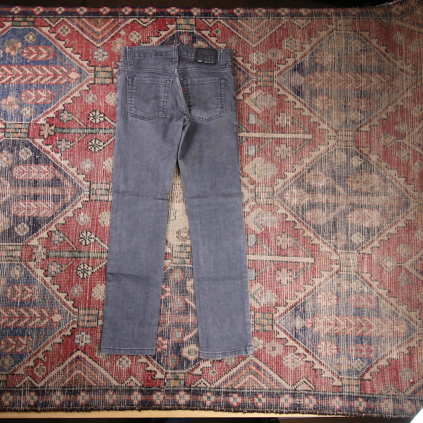Levi's 510 W26 L26 Skinny Grey Denim Jeans