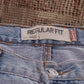Levi's 505 W34 L31 Straight Leg Regular Fit Blue Denim Jeans