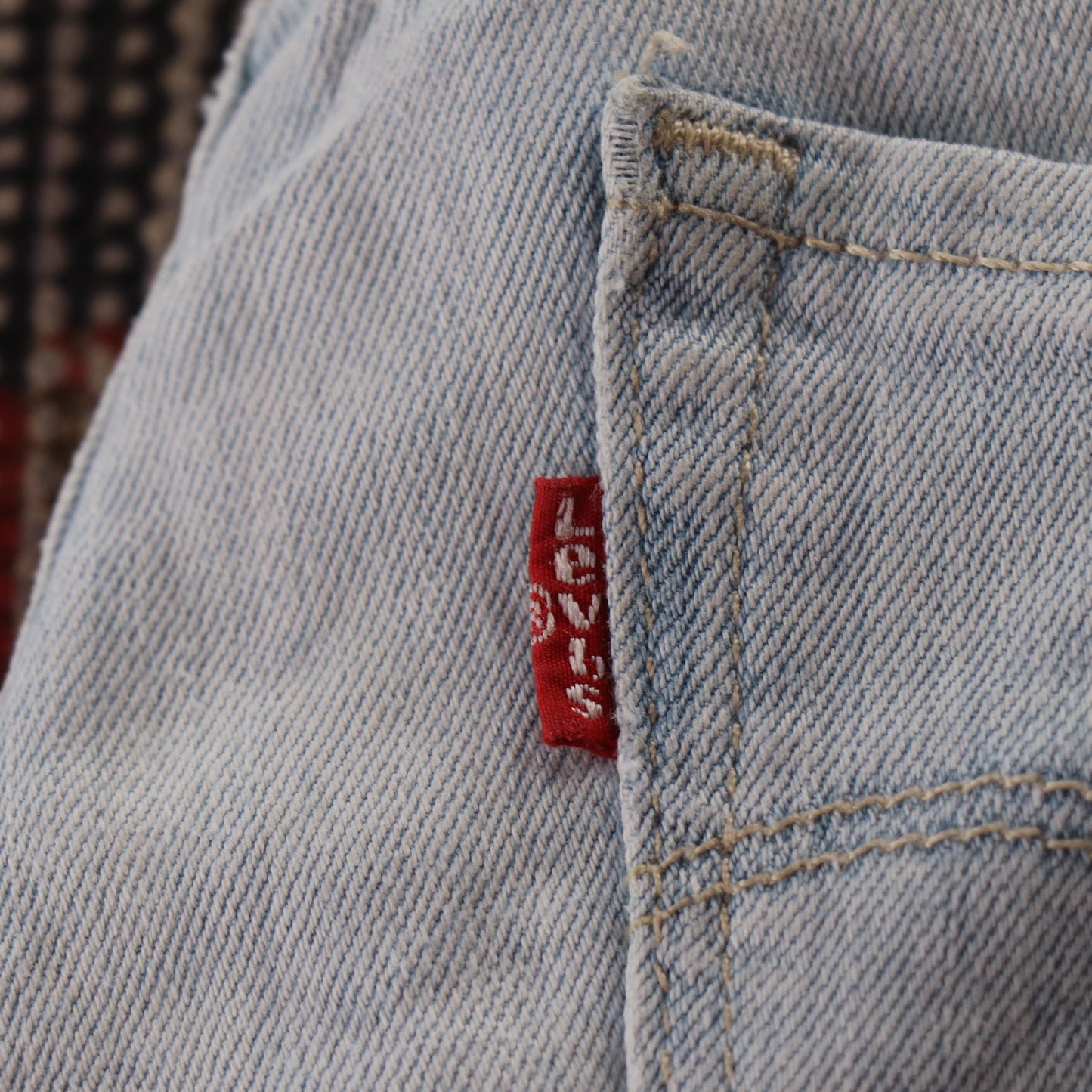 Levi's 711 Red Tab W30 L30 Skinny Blue Denim Jeans