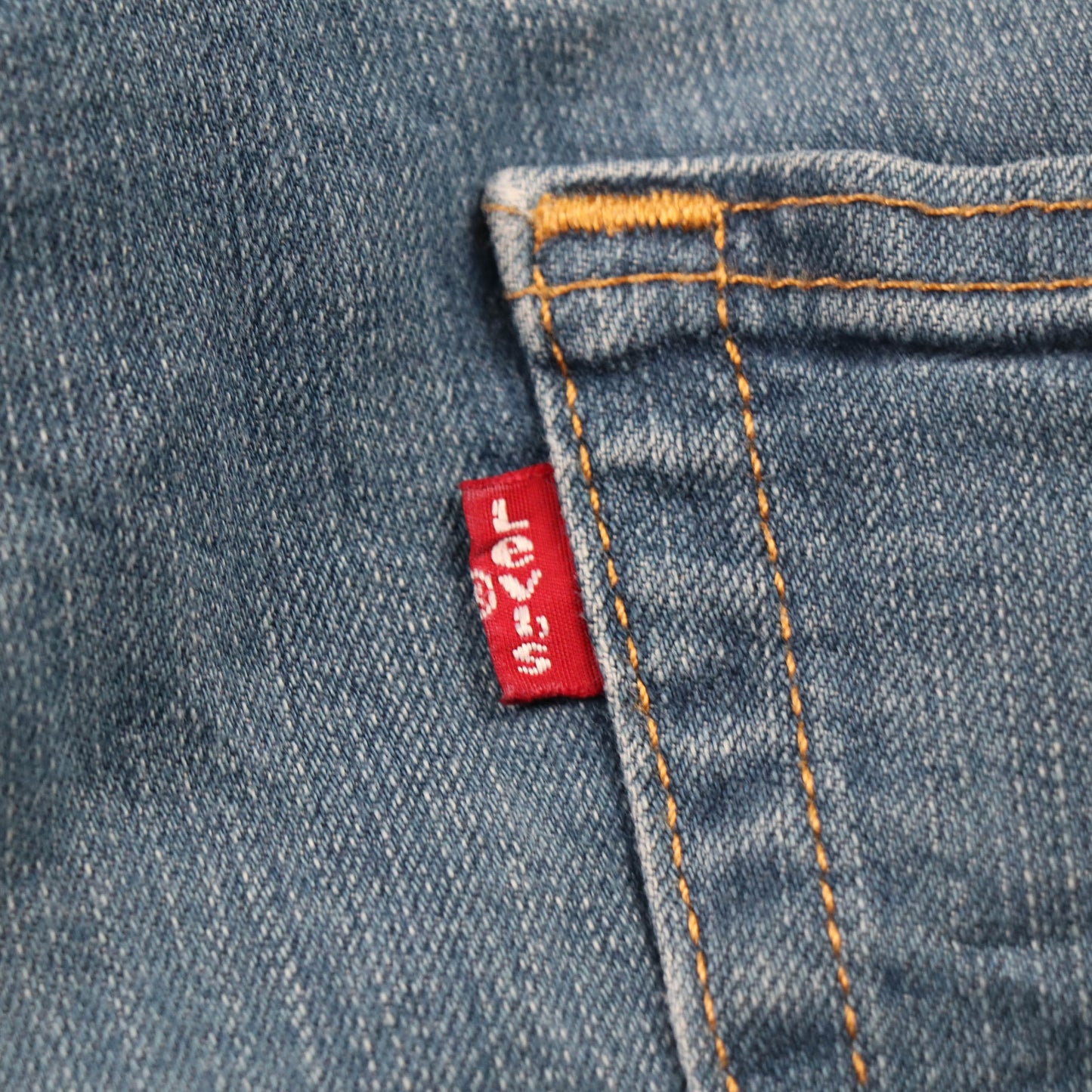 Levi's 505 Red Tab W42 L27 Straight Leg Regular Fit Blue Denim Jeans